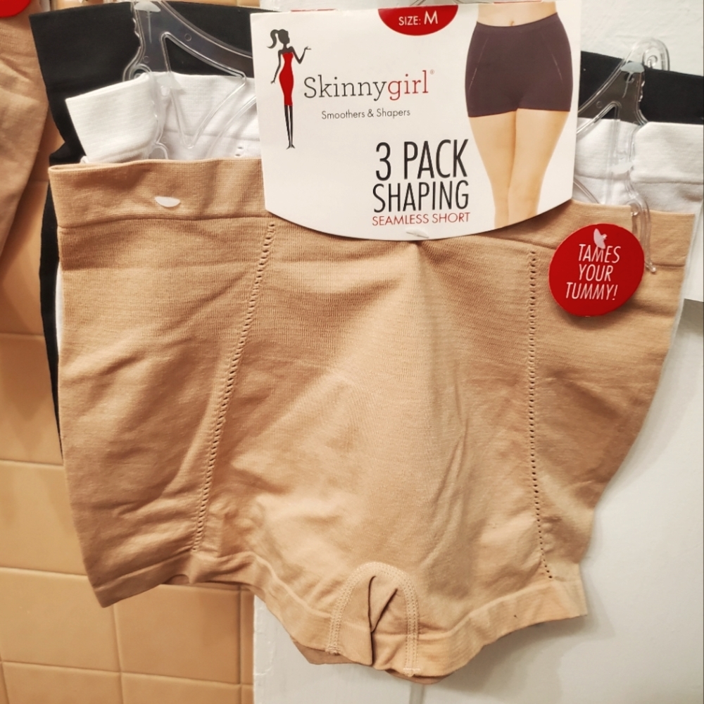 NWT Skinnygirl 3Pk Shaping Seamless Shorts; Smoothers & Shapers; S & M; $35 Each